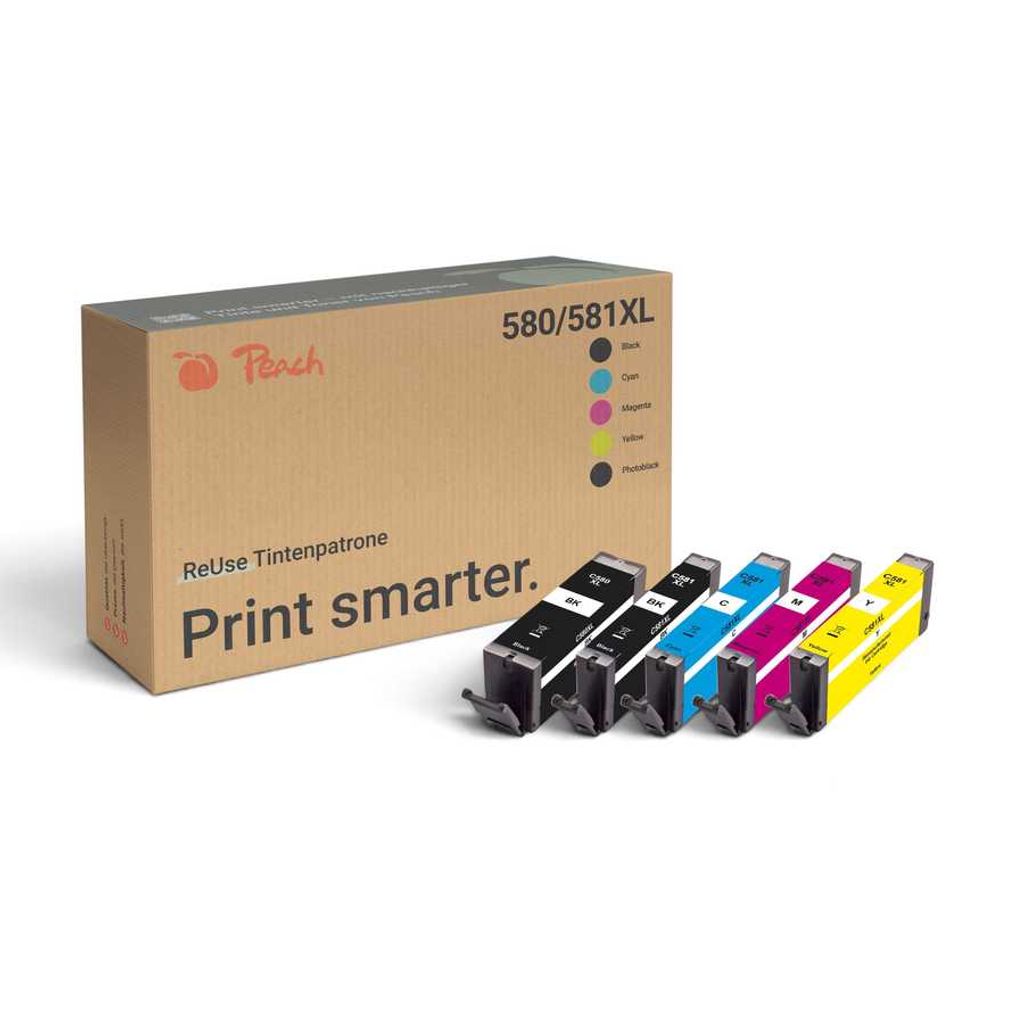 Canon 580XL/581XL blekkpatron multipakke svart/farge