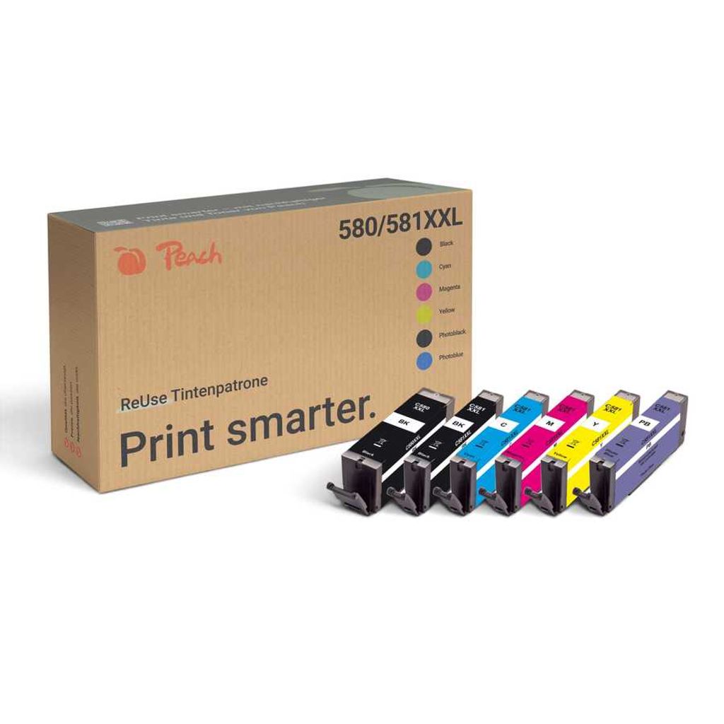 Canon 580XXL/581XXL blekkpatron multipakke svart/farge