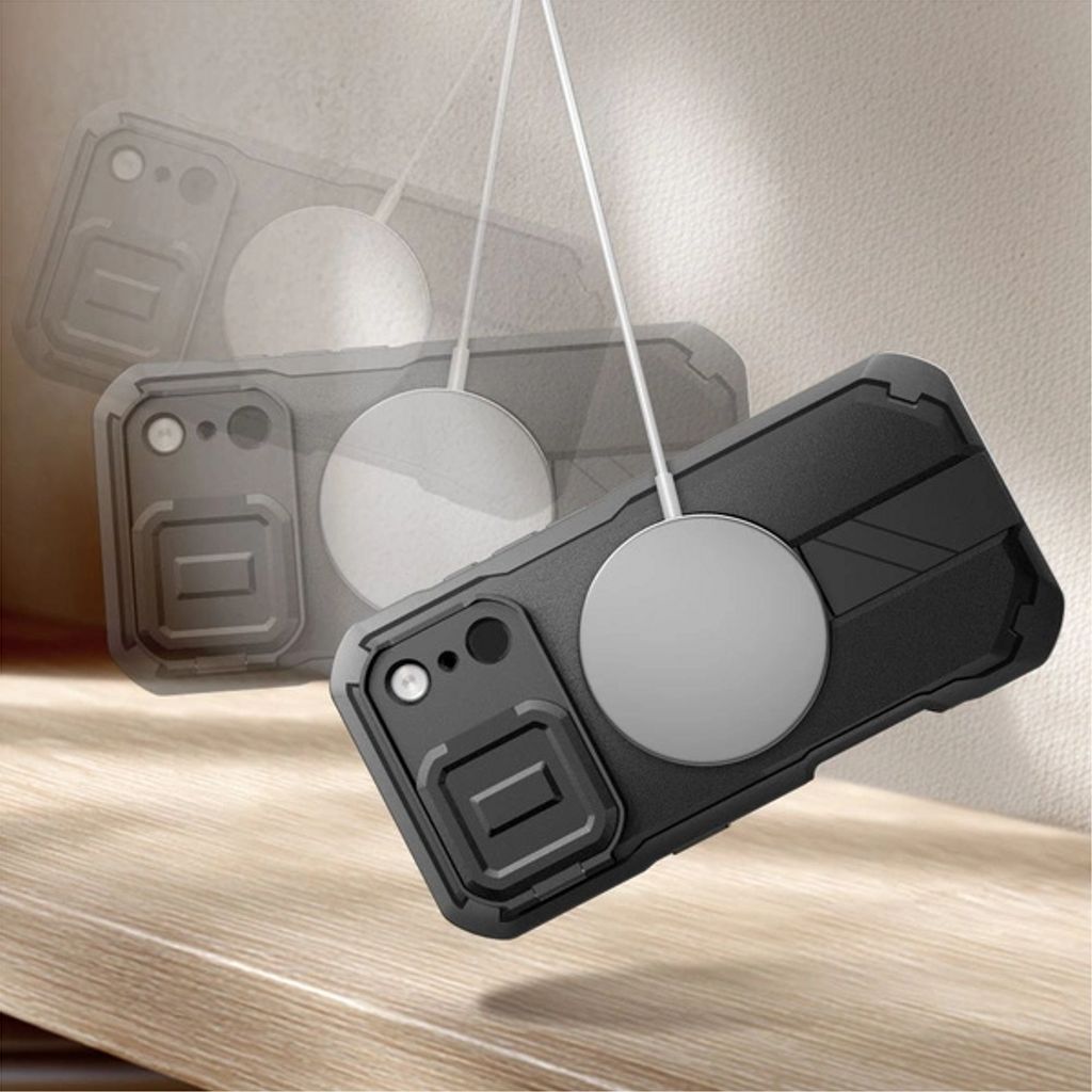 Tech-Protect Kevlar MagSafe Cover till iPhone 17 Pro Max - Sort