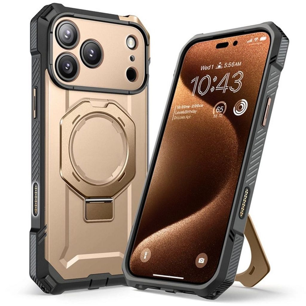 Supcase UB Grip MagSafe Skal till iPhone 17 Pro Max - Guld