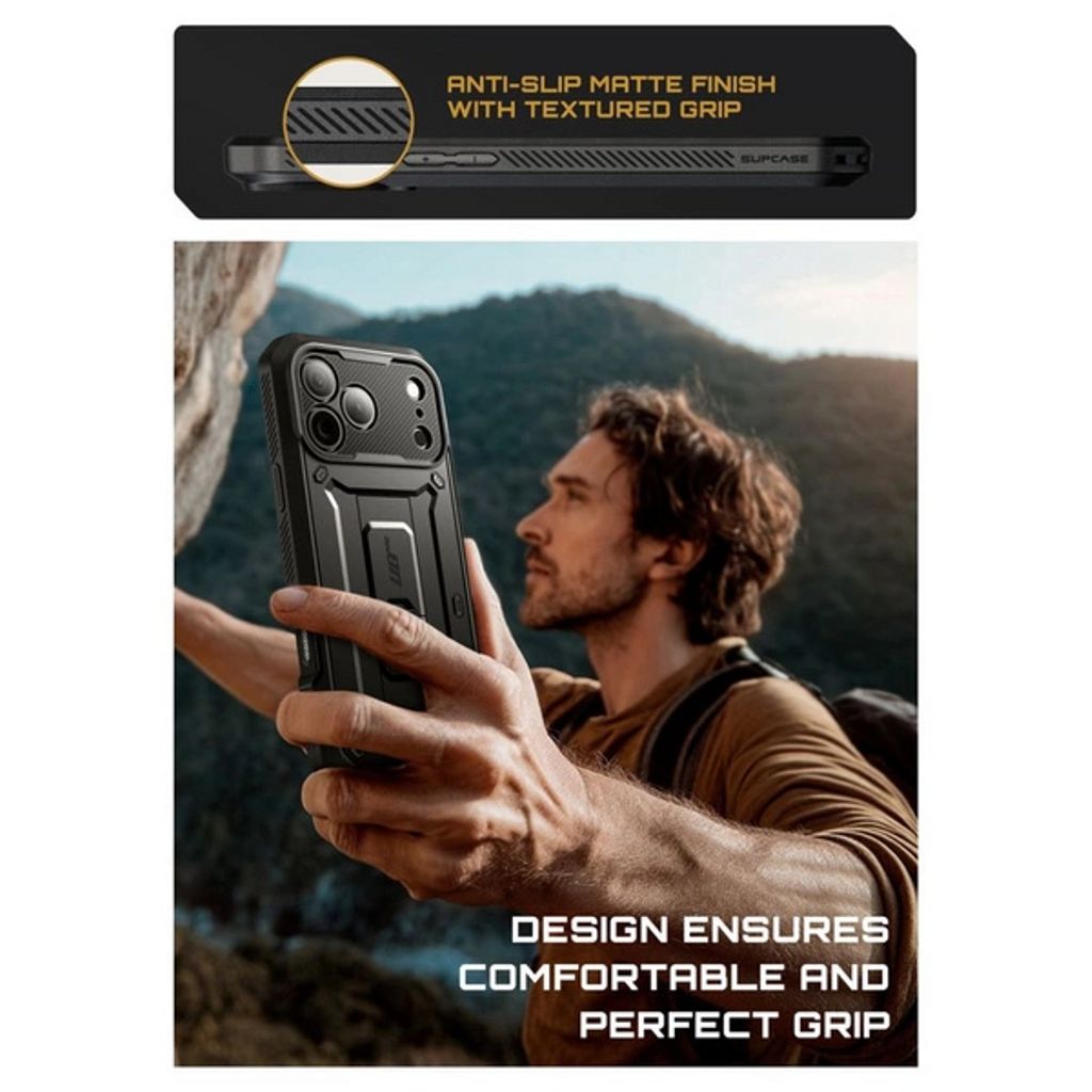 Supcase UB Pro Skal till iPhone 17 Pro Max - Svart