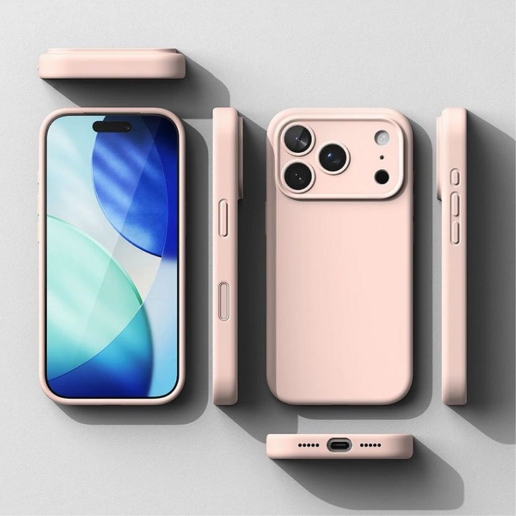 Ringke Silicone Magnetic MagSafe Deksel till iPhone 17 Pro Max - Rosa