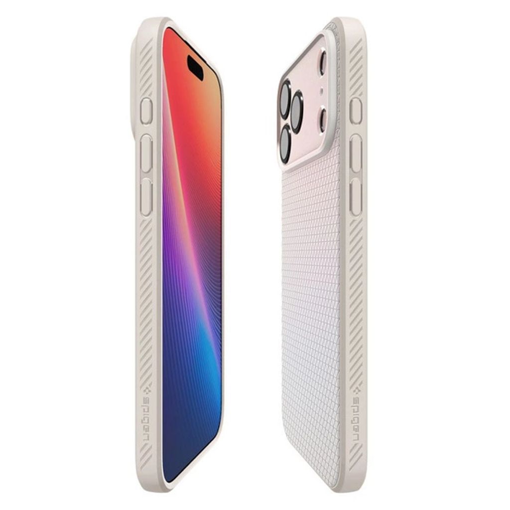 Spigen Liquid Air Deksel till iPhone 17 Pro Max - Titanium