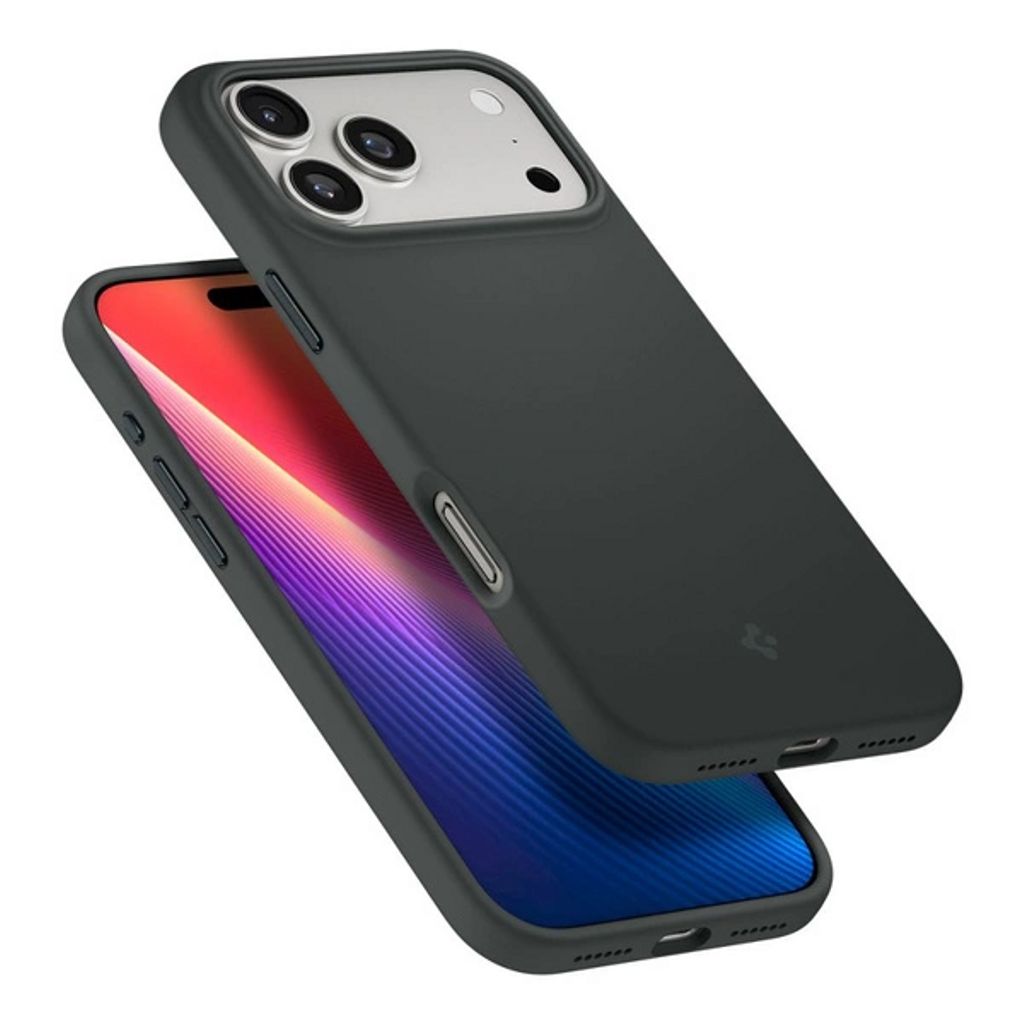 Spigen Silicone Fit MagSafe Deksel till iPhone 17 Pro Max - Grønn