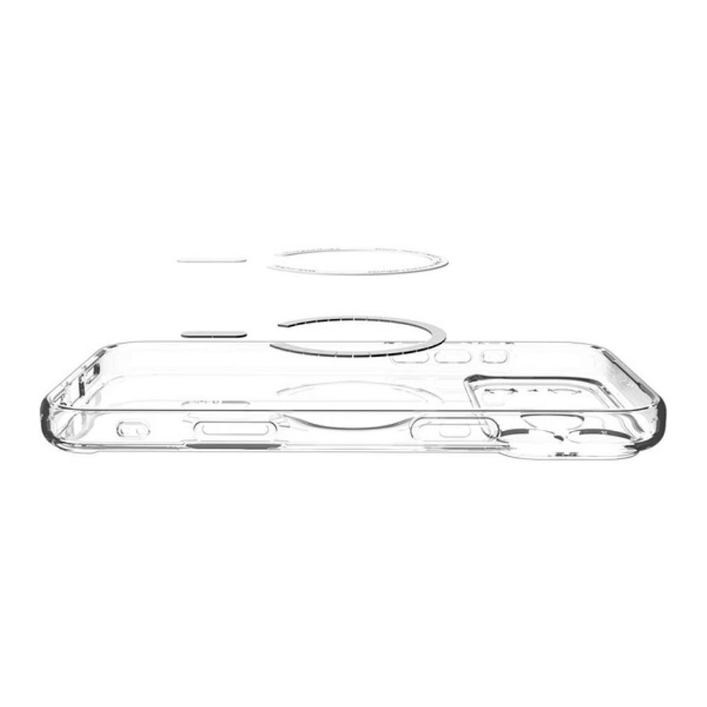 Spigen Ultra Hybrid MagSafe Deksel till iPhone 17 Pro Max - Hvit/Gjennomsiktig