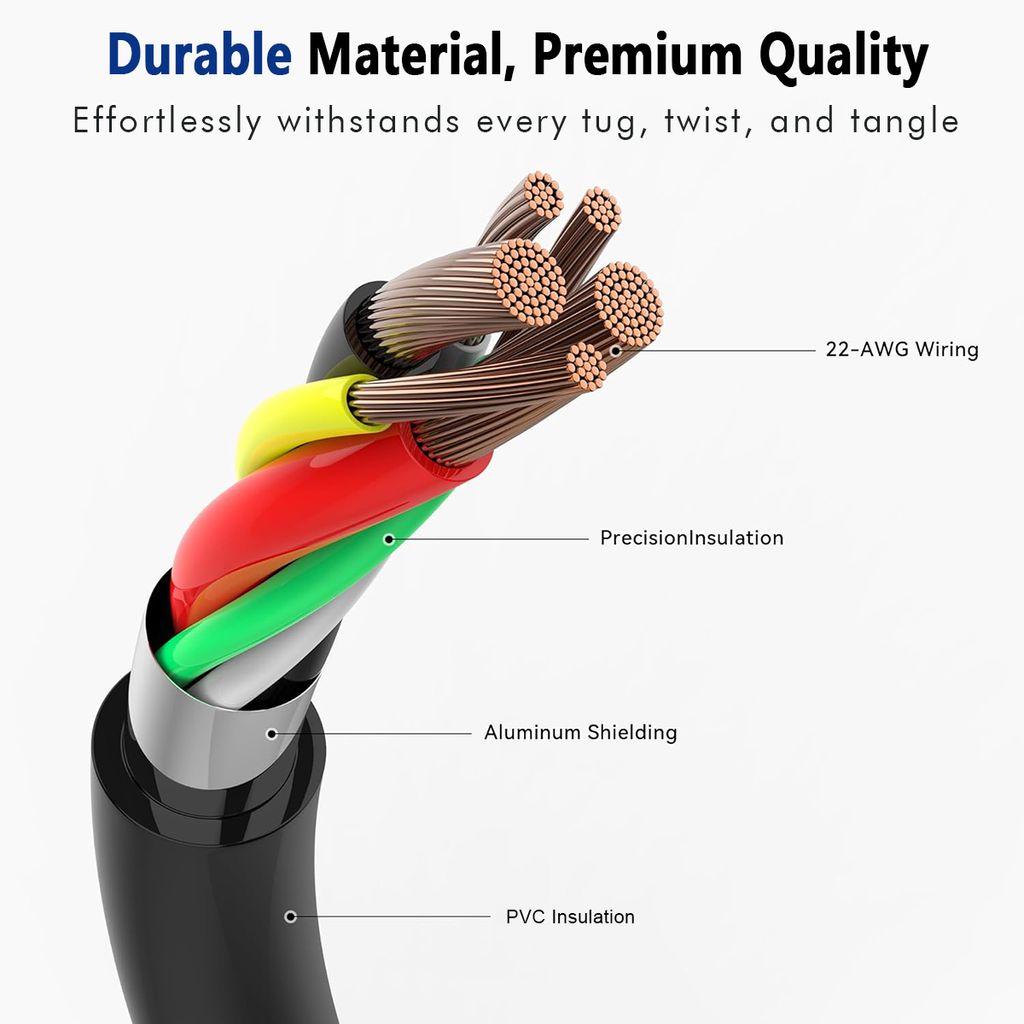 SiGN USB-kaapeli Lightning 2.4A, iPhone & iPad, 25cm - musta