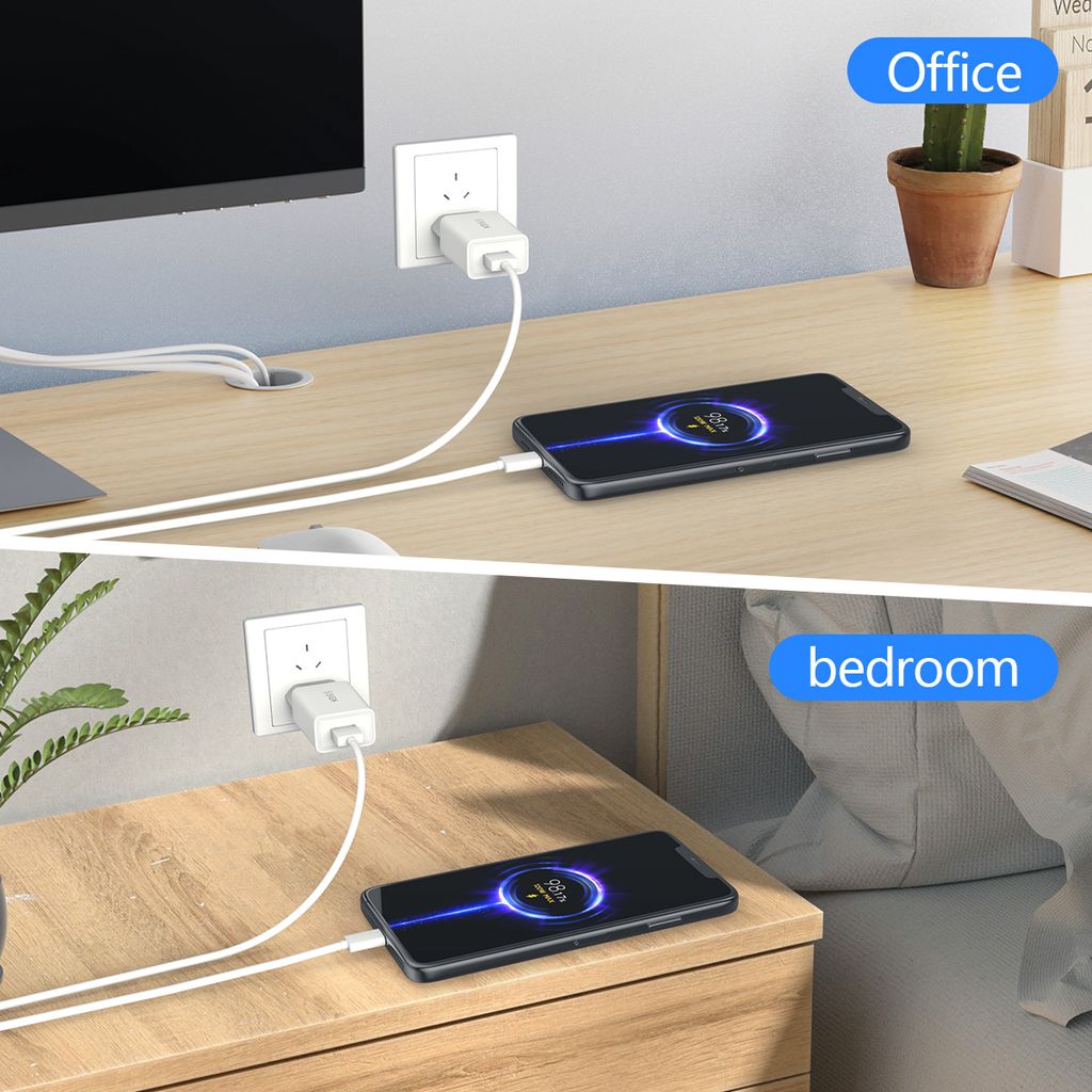 SiGN 1xUSB-A, 2.4A seinälaturi - Valkoinen