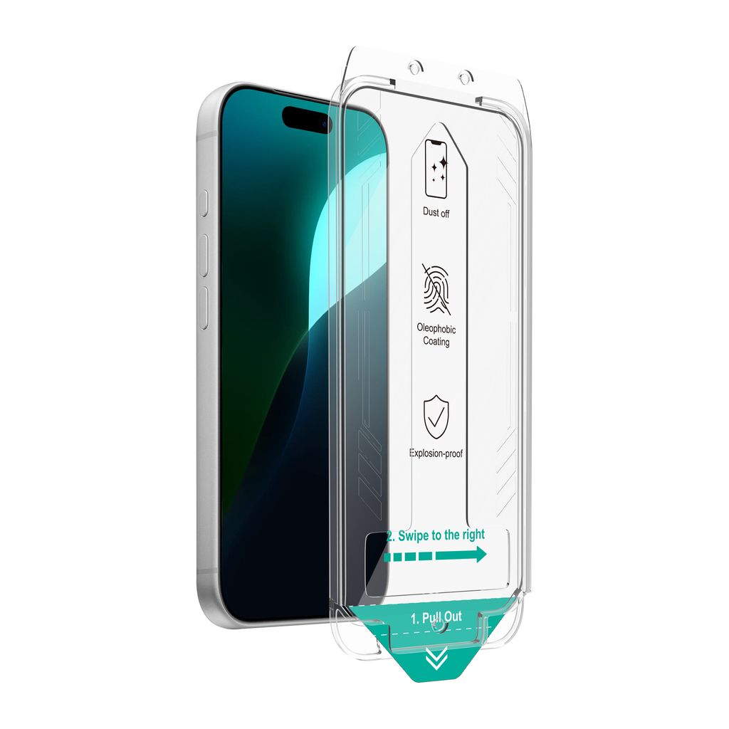 SiGN Skärmskydd iPhone 18 Pro Max – EZ Apply med dammfri applikator