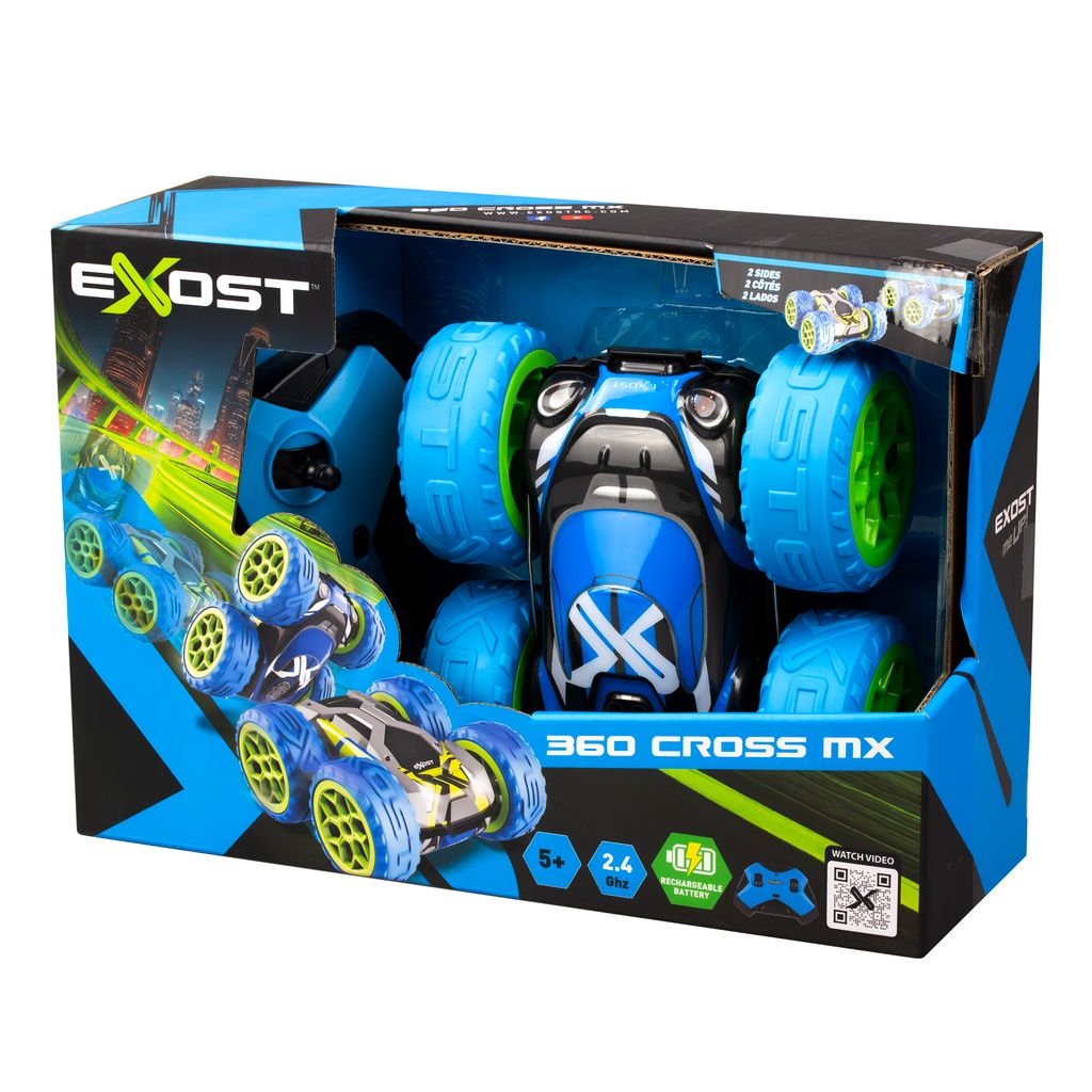 Silverlit 360 Cross MX radio-ohjattava auto – musta/sininen