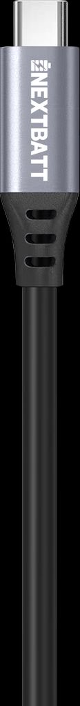 NEXTBATT USB-C - USB-C -kulmakaapeli 60W 3A 5Gbps 5m