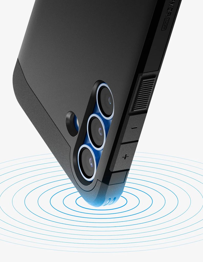 Spigen Tough Armor AI Case For Galaxy S25 Ultra - Military Protection With Kickstand & MagFit