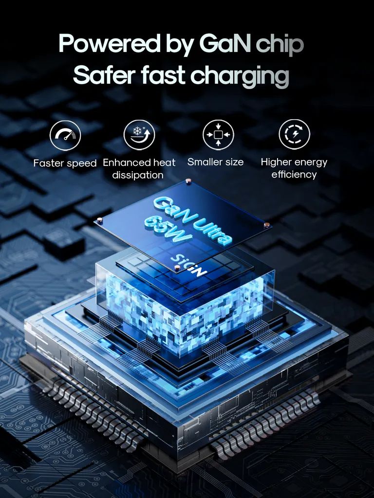 SiGN Extreme hurtiglader 65W for Samsung, mobil, bærbar PC