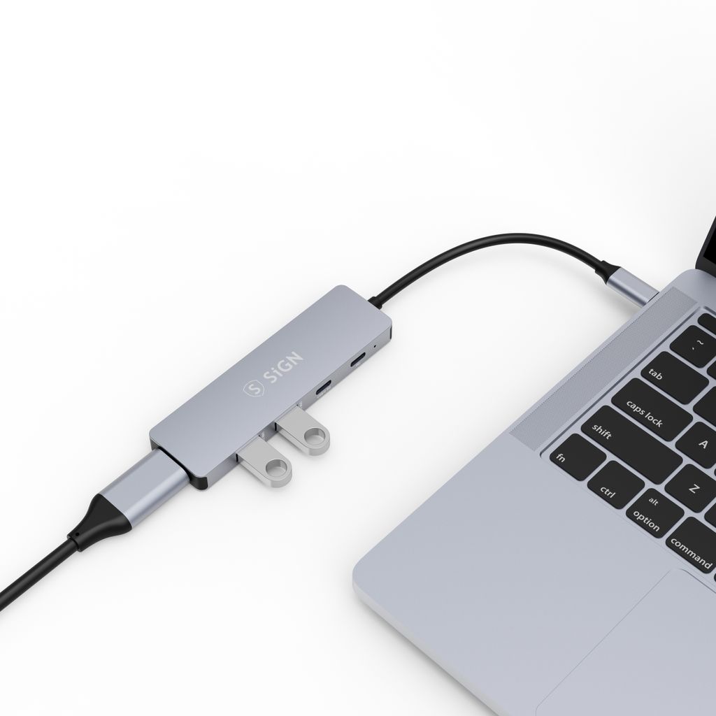 SiGN HUB USB-C auf USB-A / USB-C / PD / HDMI