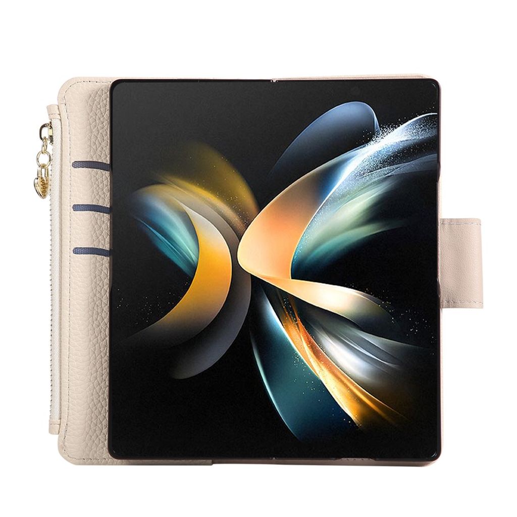 Samsung Galaxy Z Fold7 5G Skal med rem - Beige