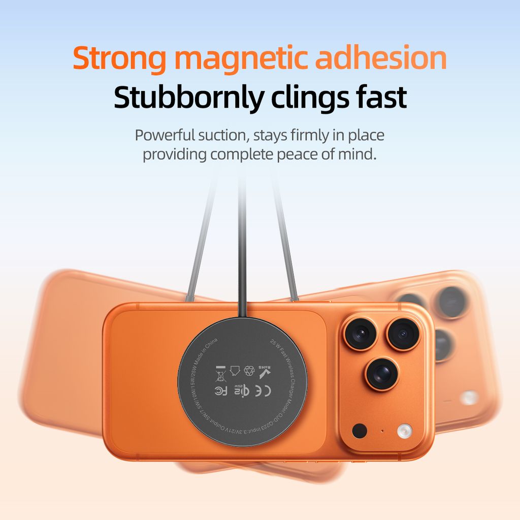 SiGN QI2.2 draadloze oplaadkabel 25W – Zwart