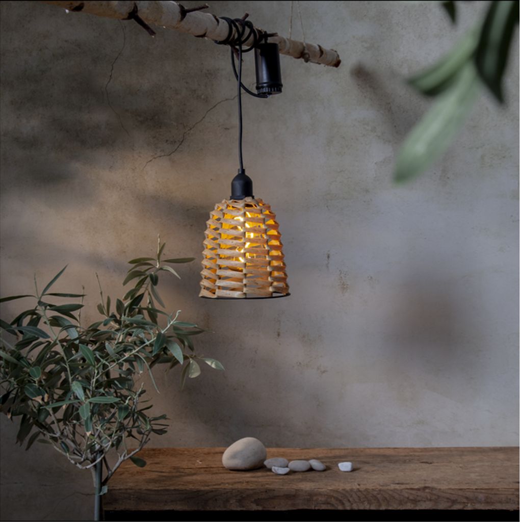 Star Trading LED-lampa utomhusdekoration Twine – brun