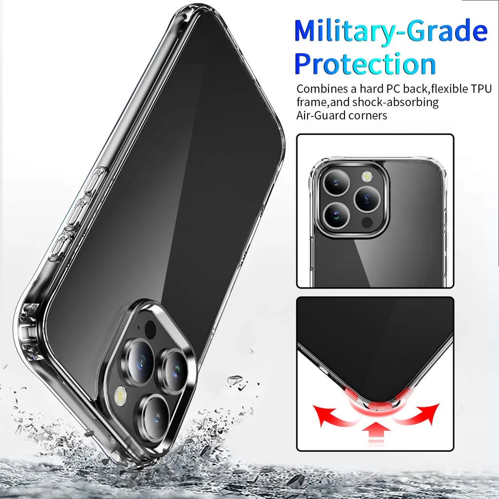 SiGN Ultra Slim Cover til iPhone 16 Pro Max - Gennemsigtig