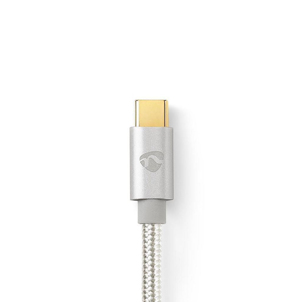 Nedis USBC till USB-C-kabel 10W, 3m - Silver