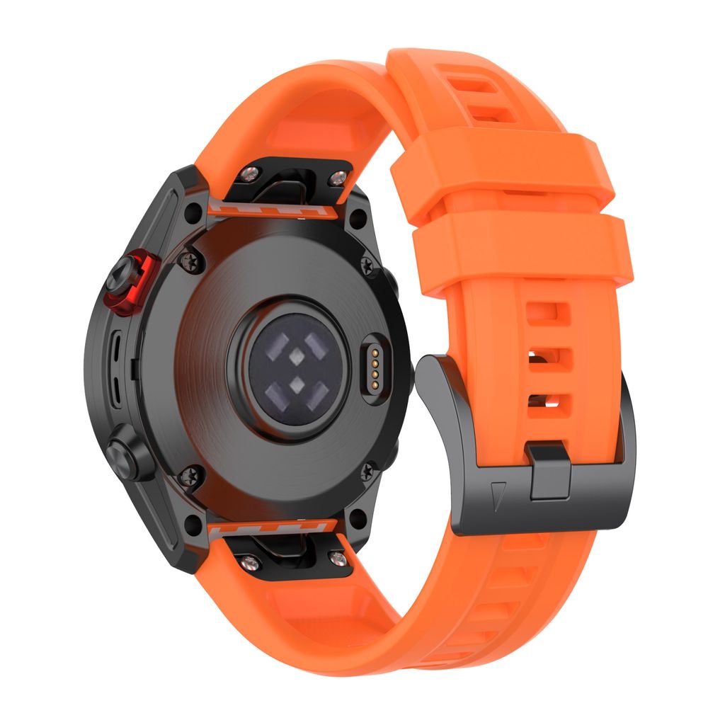 Garmin Fenix 7X Silikon Klokkereim - Oransje