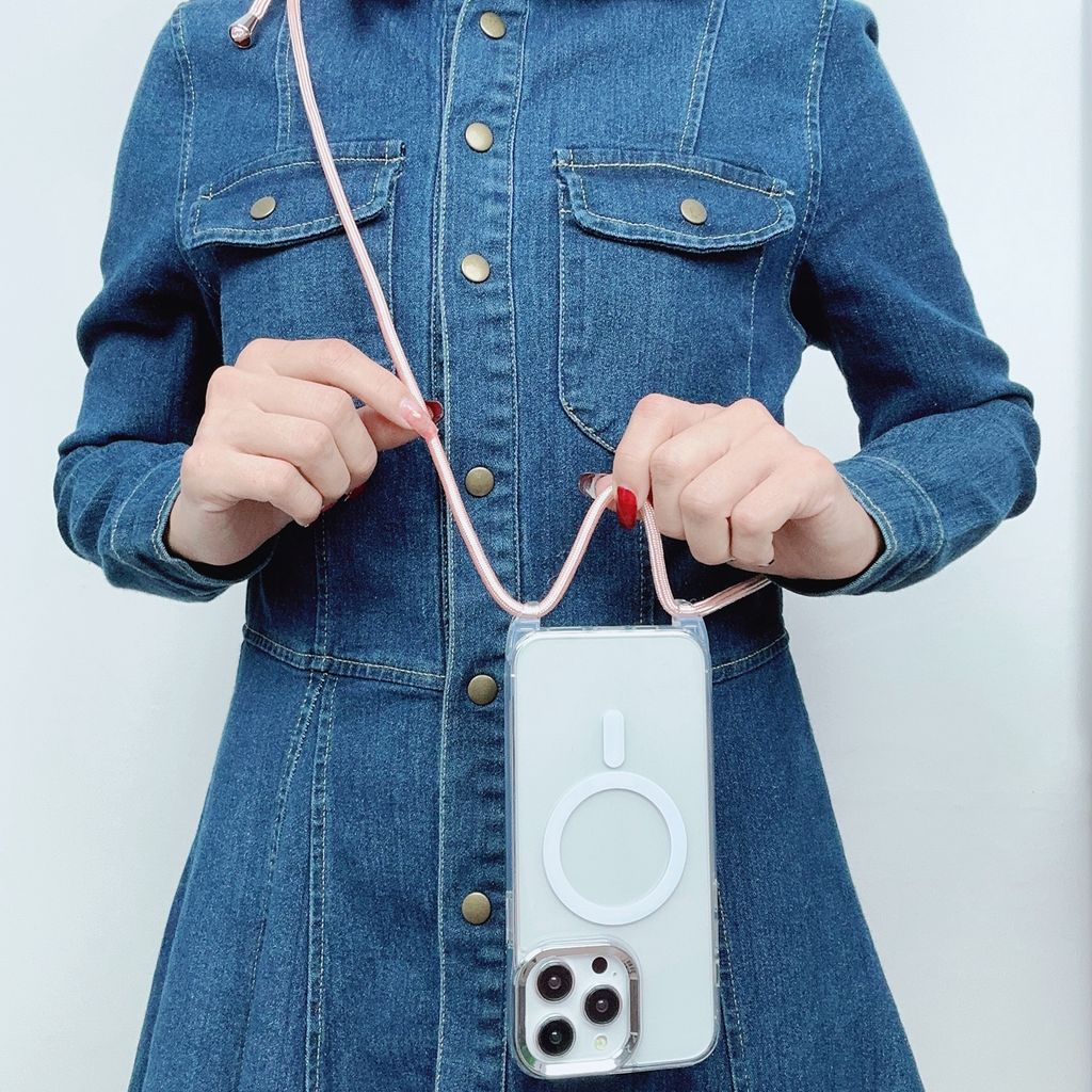 iPhone Air MagSafe Cover med Bærerem - Sort