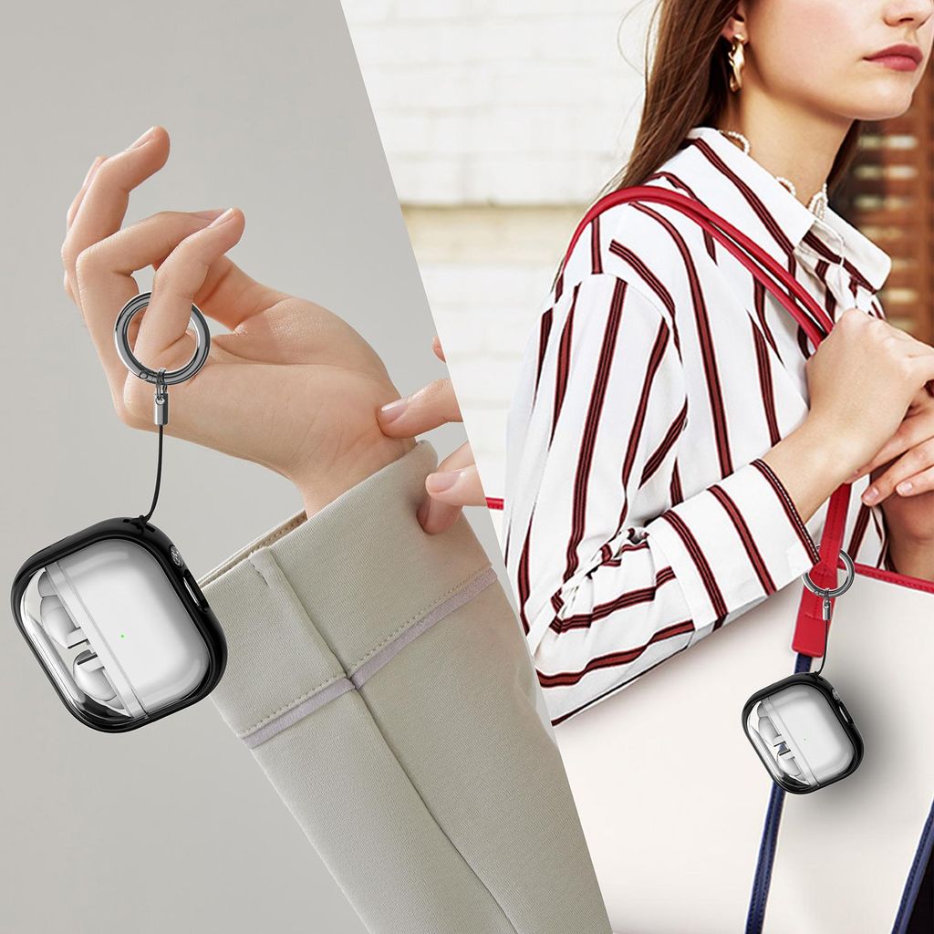 Hybridisuojakotelo Samsung Galaxy Buds 3 / 3 Pro -kuulokkeille – Läpinäkyvä