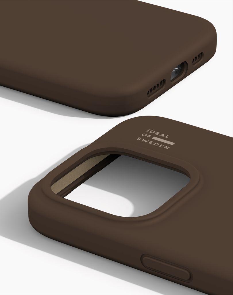 iDeal of Sweden iPhone 15 Pro Silicone Case - Mocha Mousse