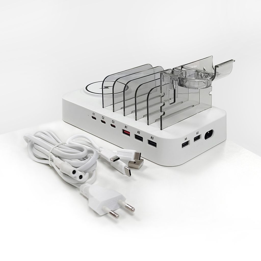 SiGN USB-latausasema 65W langattomalla latauksella ja USB-C:llä