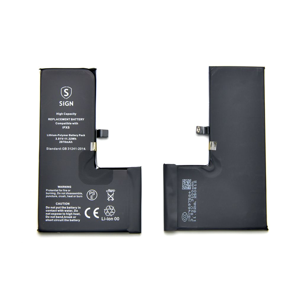 iPhone XS Korkean kapasiteetin akku - 2970 mAh