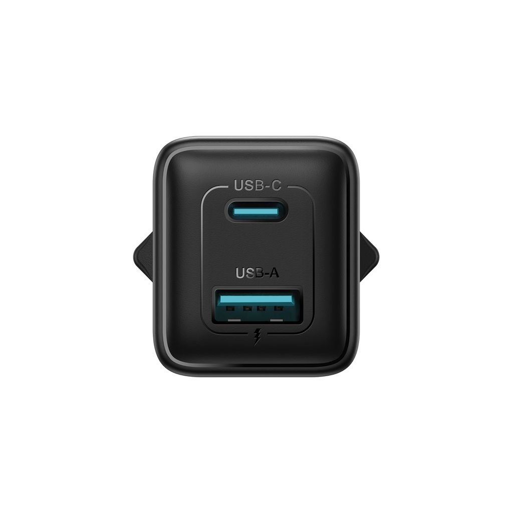 Joyroom JR-TG8 45W USB-A/USB-C wandlader GaN – Zwart