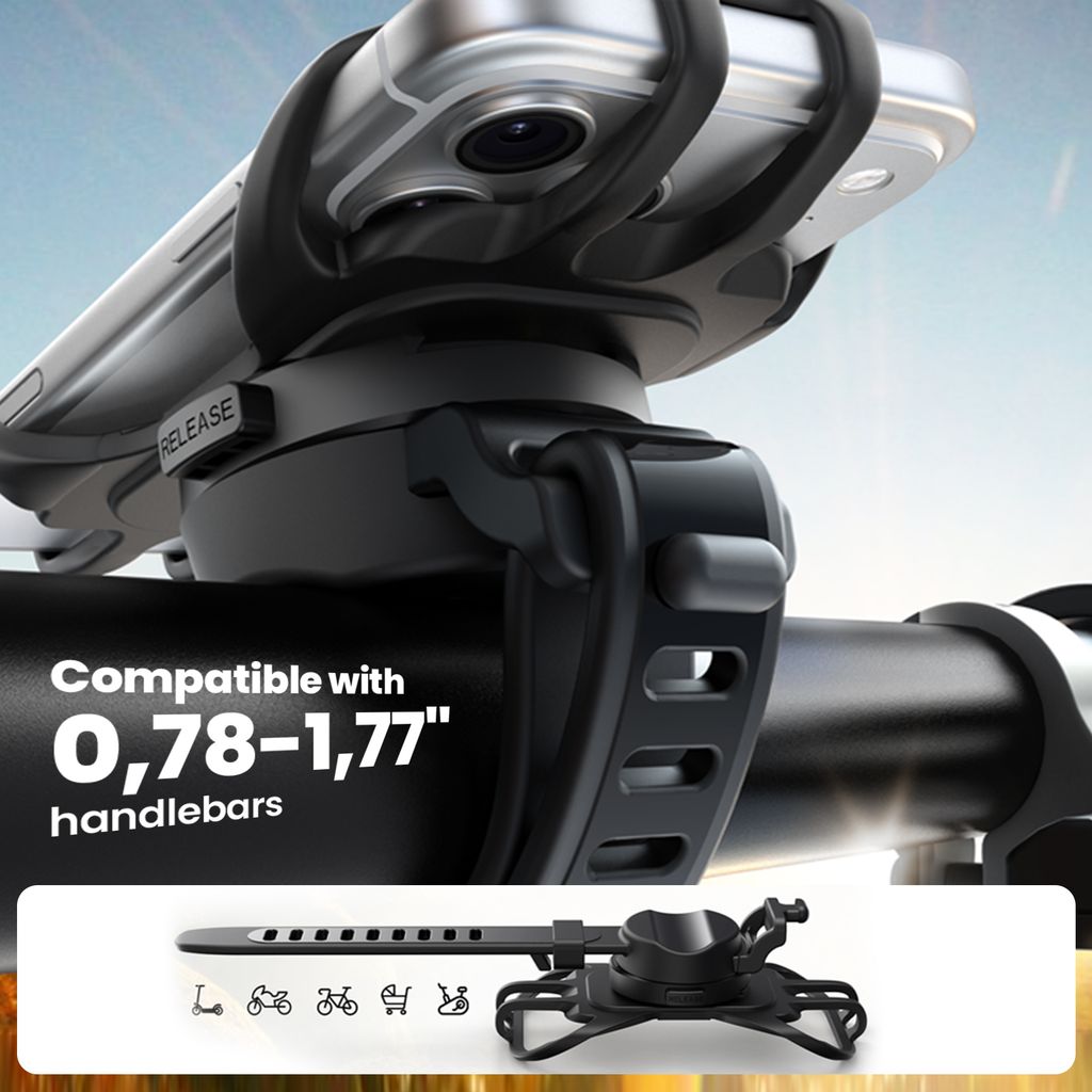 Joyroom JR-ZS582 cykelholder til styr – sort