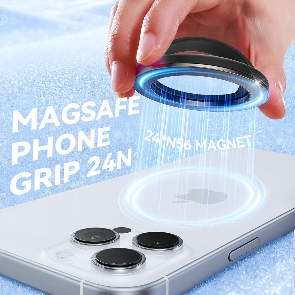 Joyroom Magnetic Ring Holder for Smartphone – Black