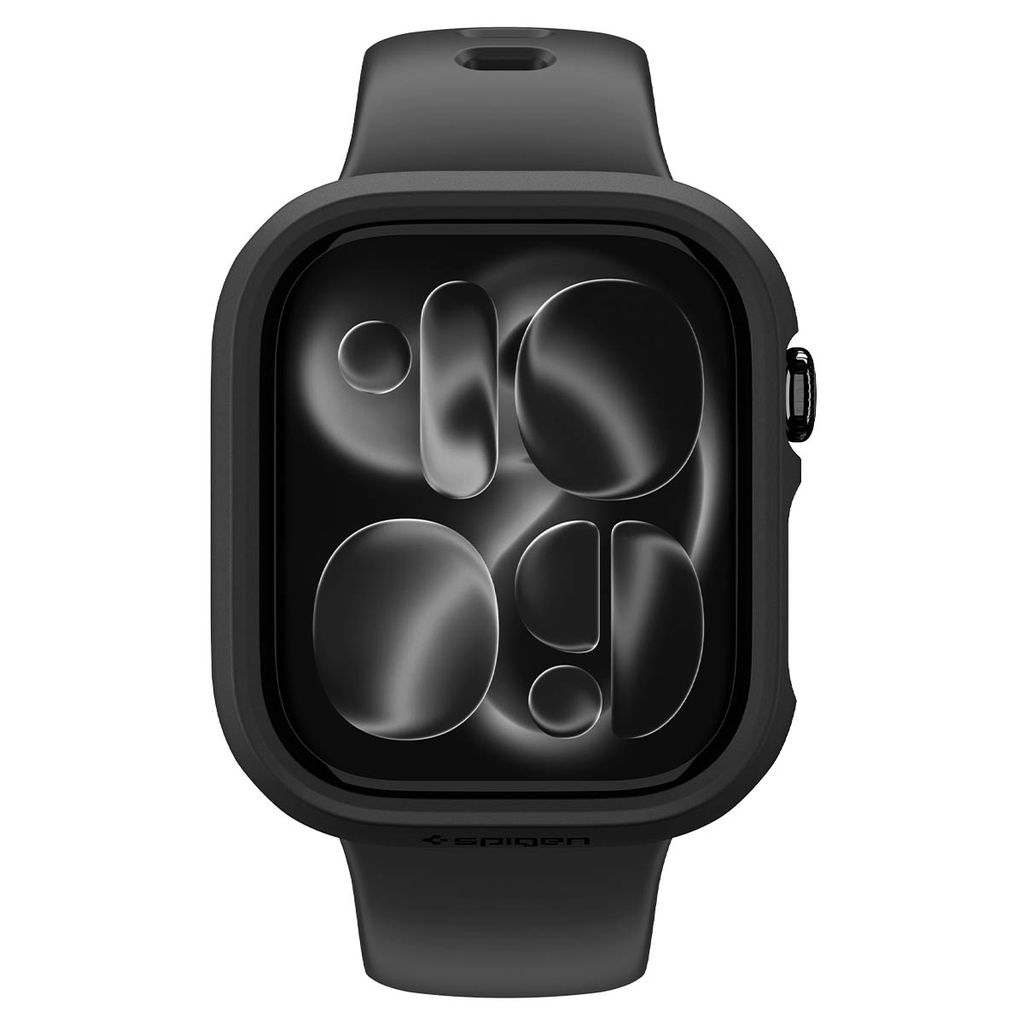 Spigen Thin Fit Cover til Apple Watch 12 (46mm) - Sort