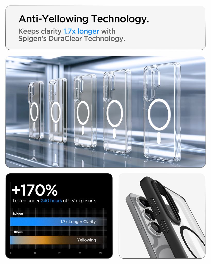 Spigen Samsung Galaxy S26 Ultra Skal Ultra Hybrid MagFit - Svart