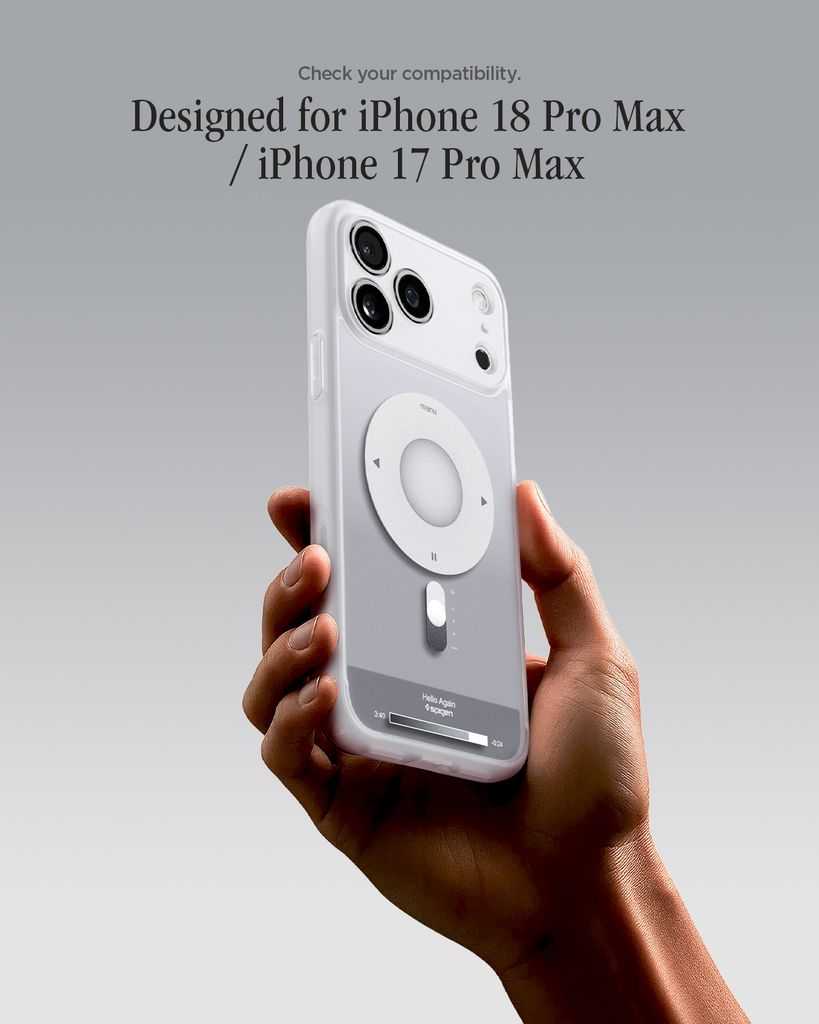 Spigen Ultra Hybrid MagFit Classic Skal iPhone 18 Pro Max /17 Pro Max - Silver