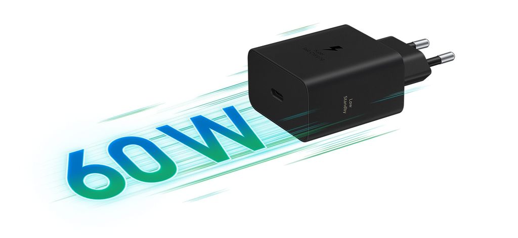 Samsung 60W PD USB-C Schnellladegerät – Schwarz