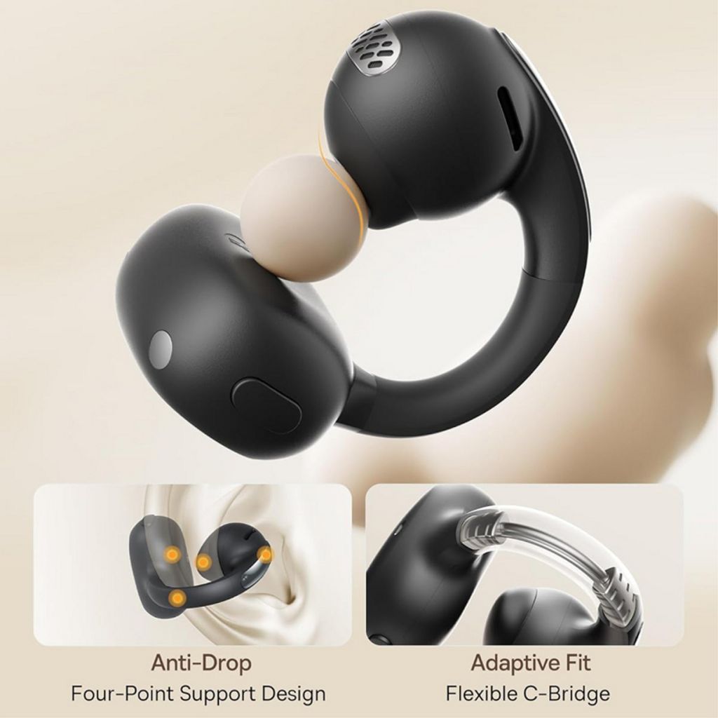 Baseus Bowie MC1 open-ear trådlösa hörlurar – svart