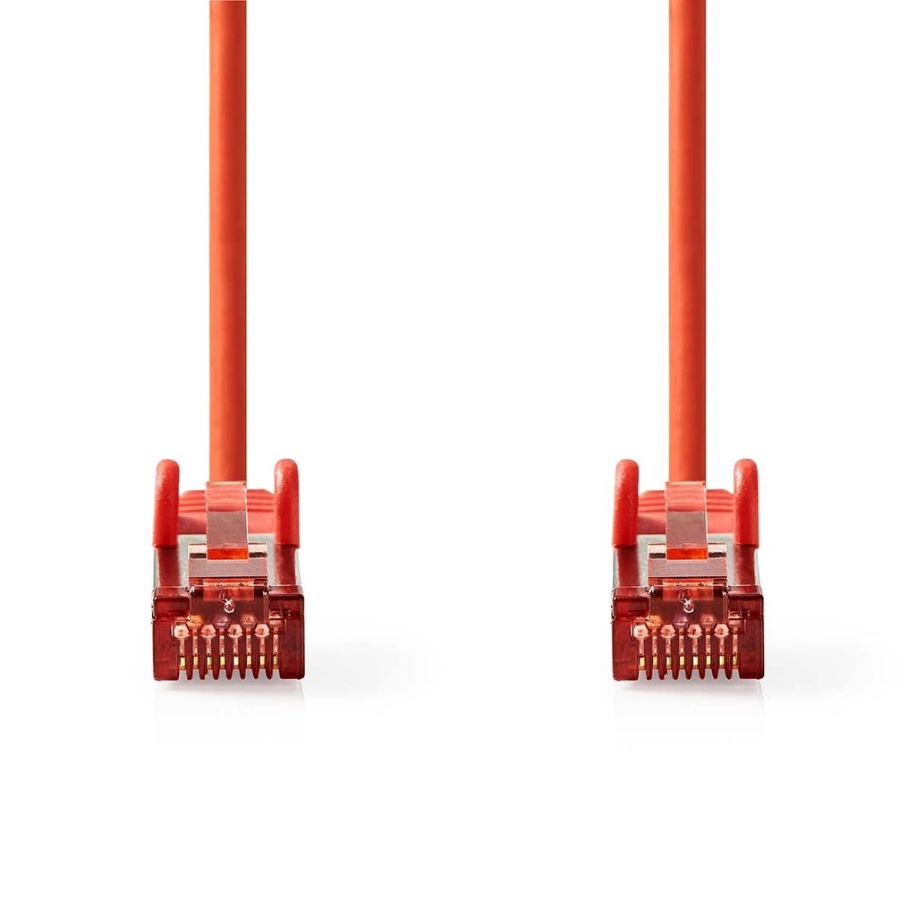 Nedis CAT6 nettverkskabel RJ45 S/FTP LSZH, 2m - rød