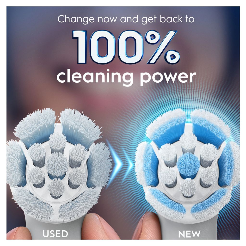 Oral-B tandbørstehoveder iO Gentle Care 4-pak – hvide