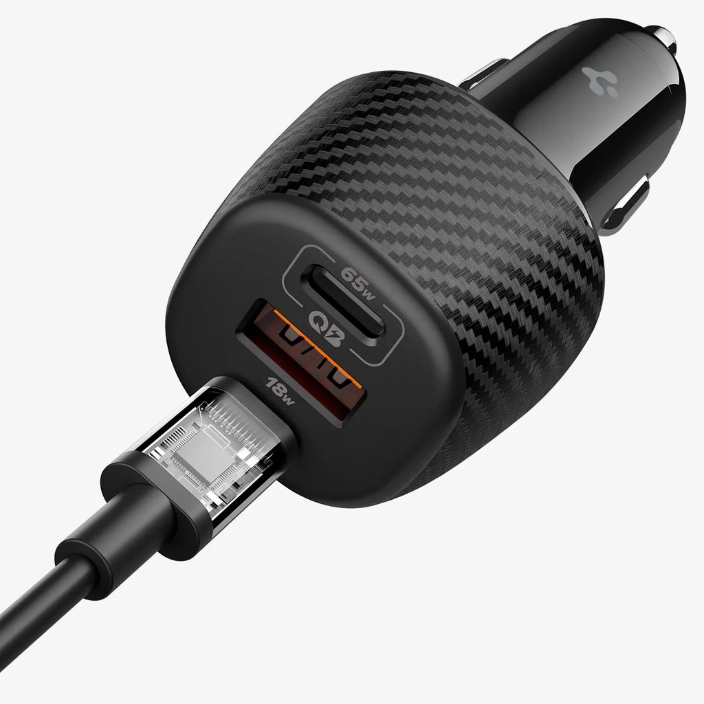 Spigen ArcStation EV1133 Essential 113W Billader USB-C/USB-A - Svart