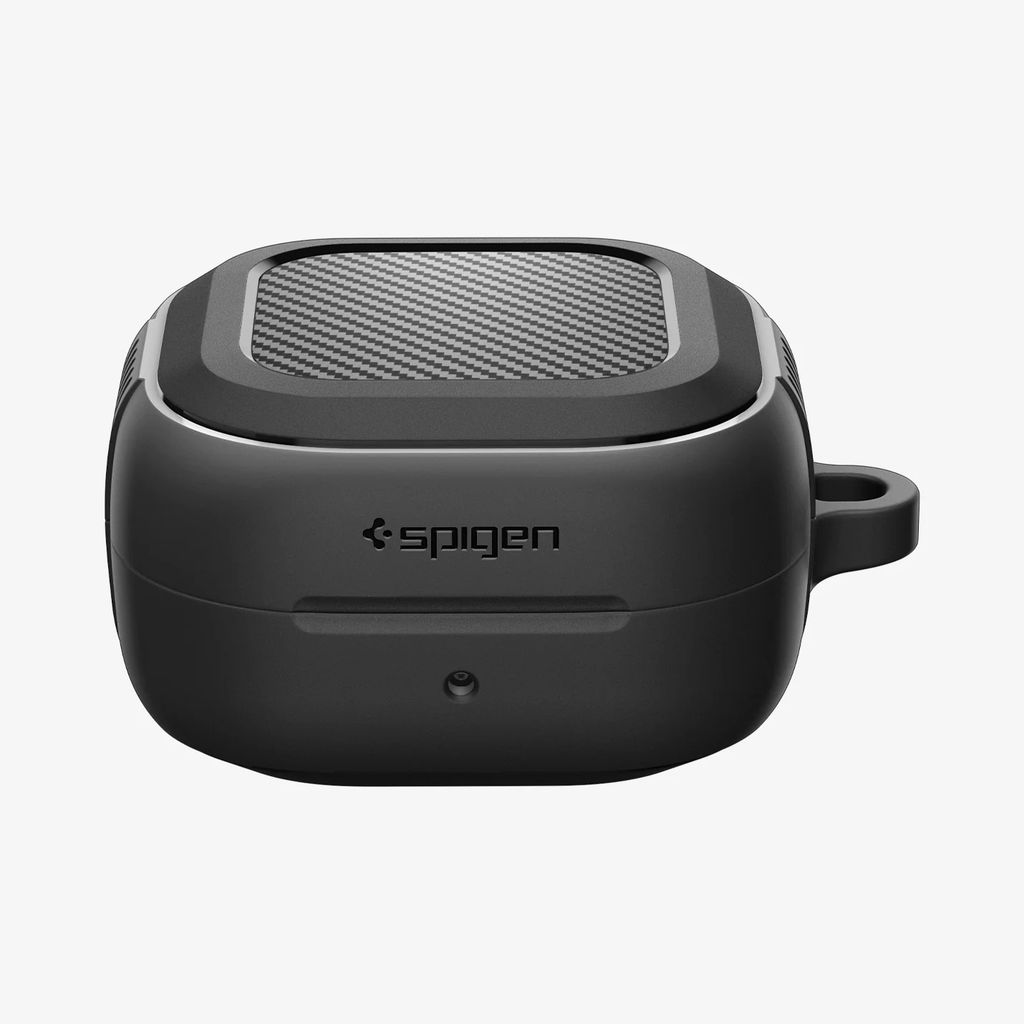 Spigen Rugged Armor Skal til Samsung Galaxy Buds4/4 Pro – Svart