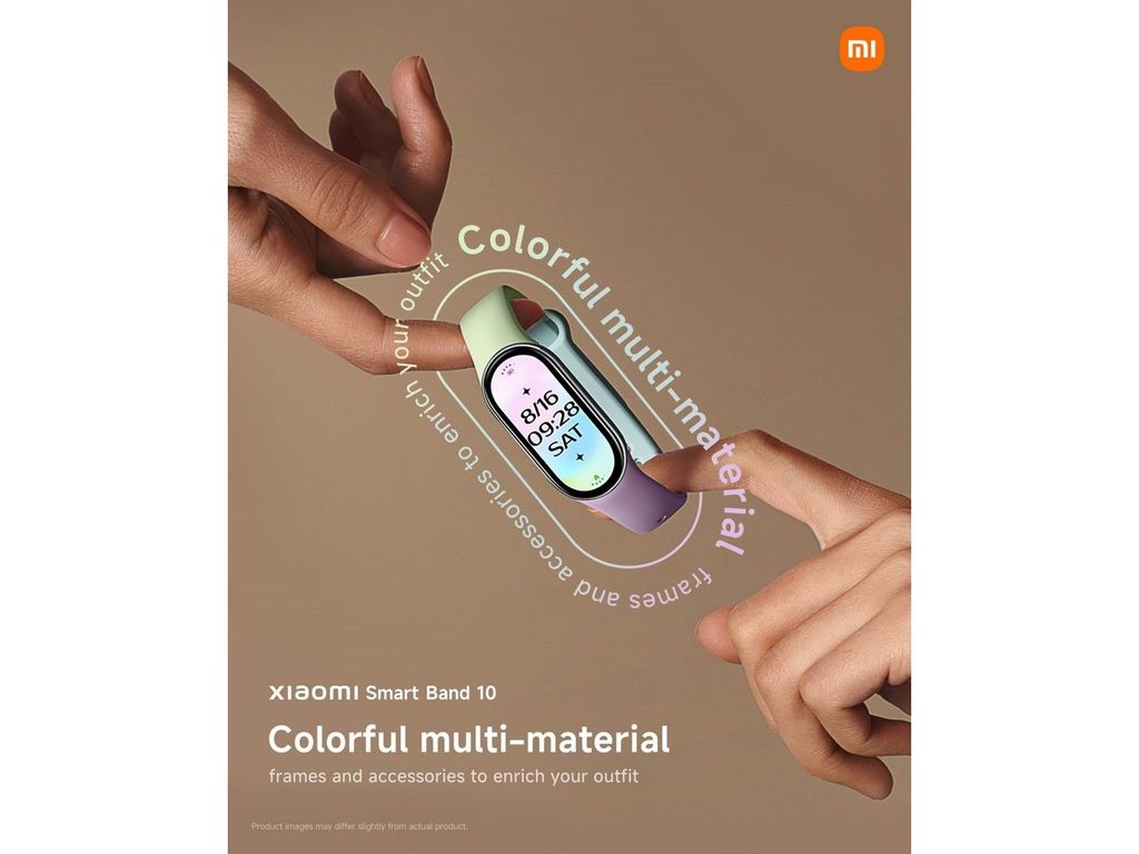 Xiaomi Smart Band 10 Mystic Rose – Smart aktivitetsarmbånd