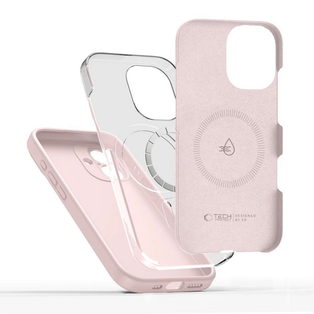 Tech-Protect Silicone MagSafe Case  for iPhone 17 - Pink