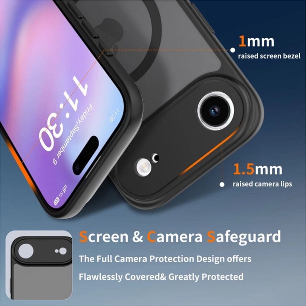 Tech-Protect BasicMag MagSafe Kuori  iPhone Air - Musta