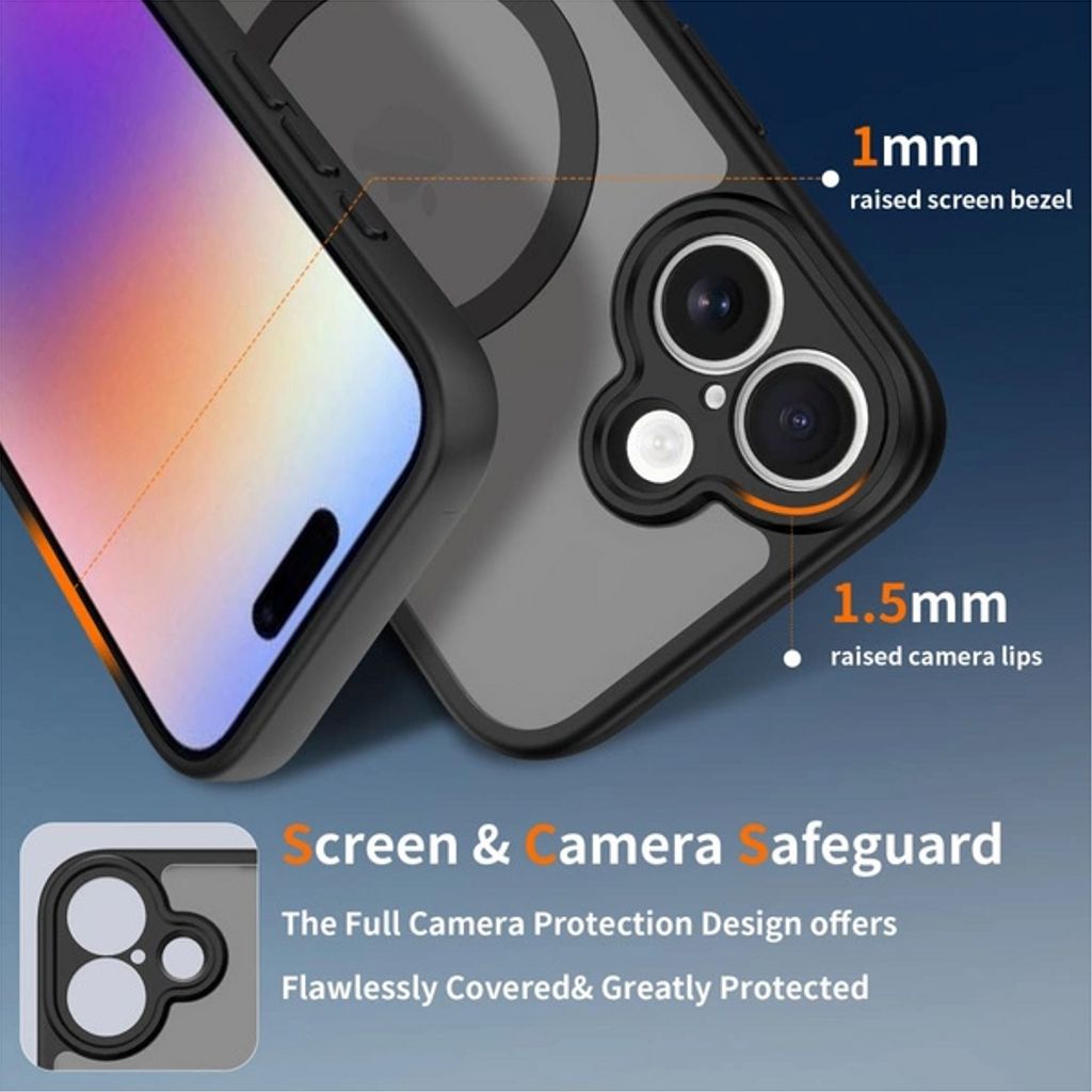 Tech-Protect BasicMag MagSafe Case  for iPhone 17 - Matte Black