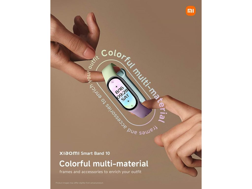 Xiaomi Smart Band 10 Glacier Silver – Smart aktivitetsarmbånd