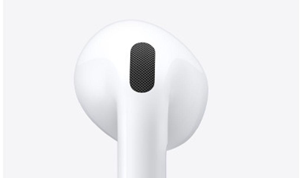 Apple AirPods 5 trådløse høretelefoner med trådløst opladningsetui – hvid
