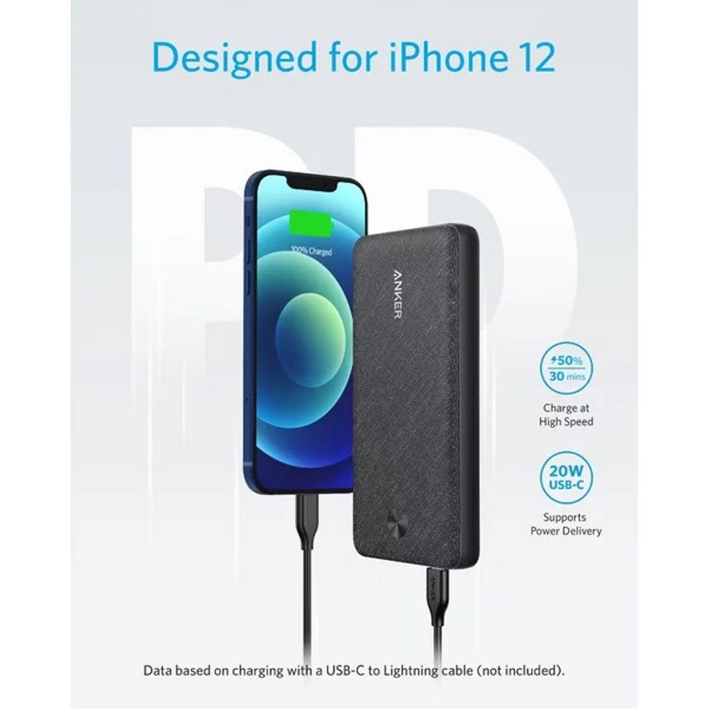 Anker PowerCore III Sense 20.000 mAh 20W – Powerbank med høj kapacitet