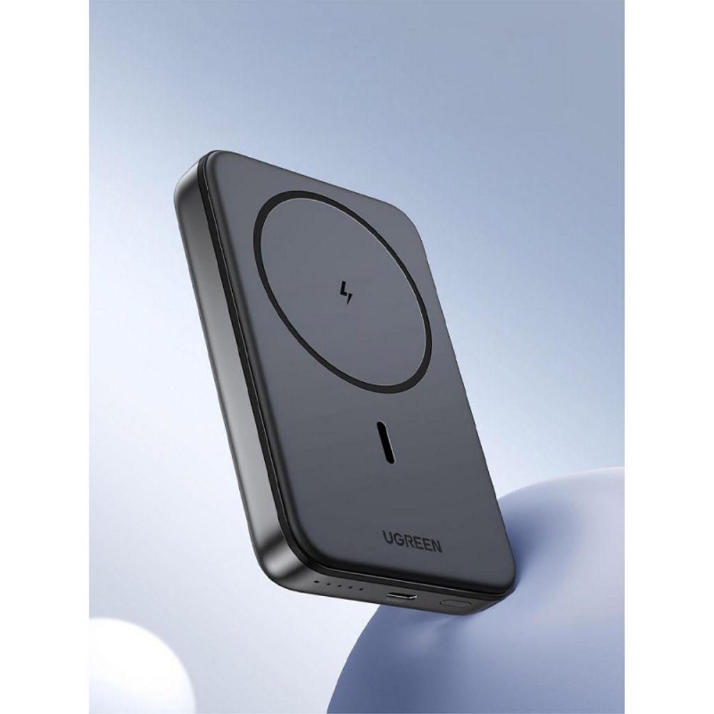 UGREEN PB561 Magneettinen Powerbank 10 000 mAh – 20 W, musta