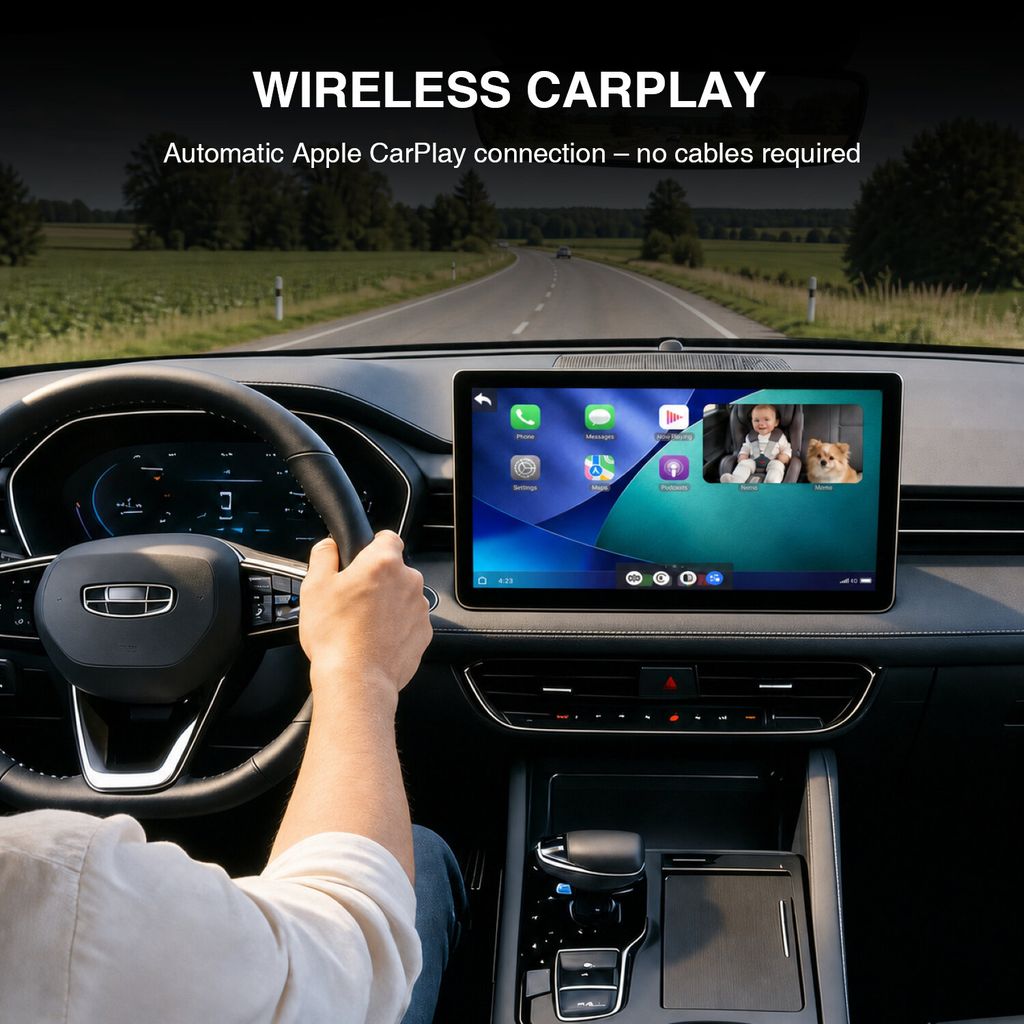 4Smarts draadloze camera-adapter voor Apple CarPlay - Panda