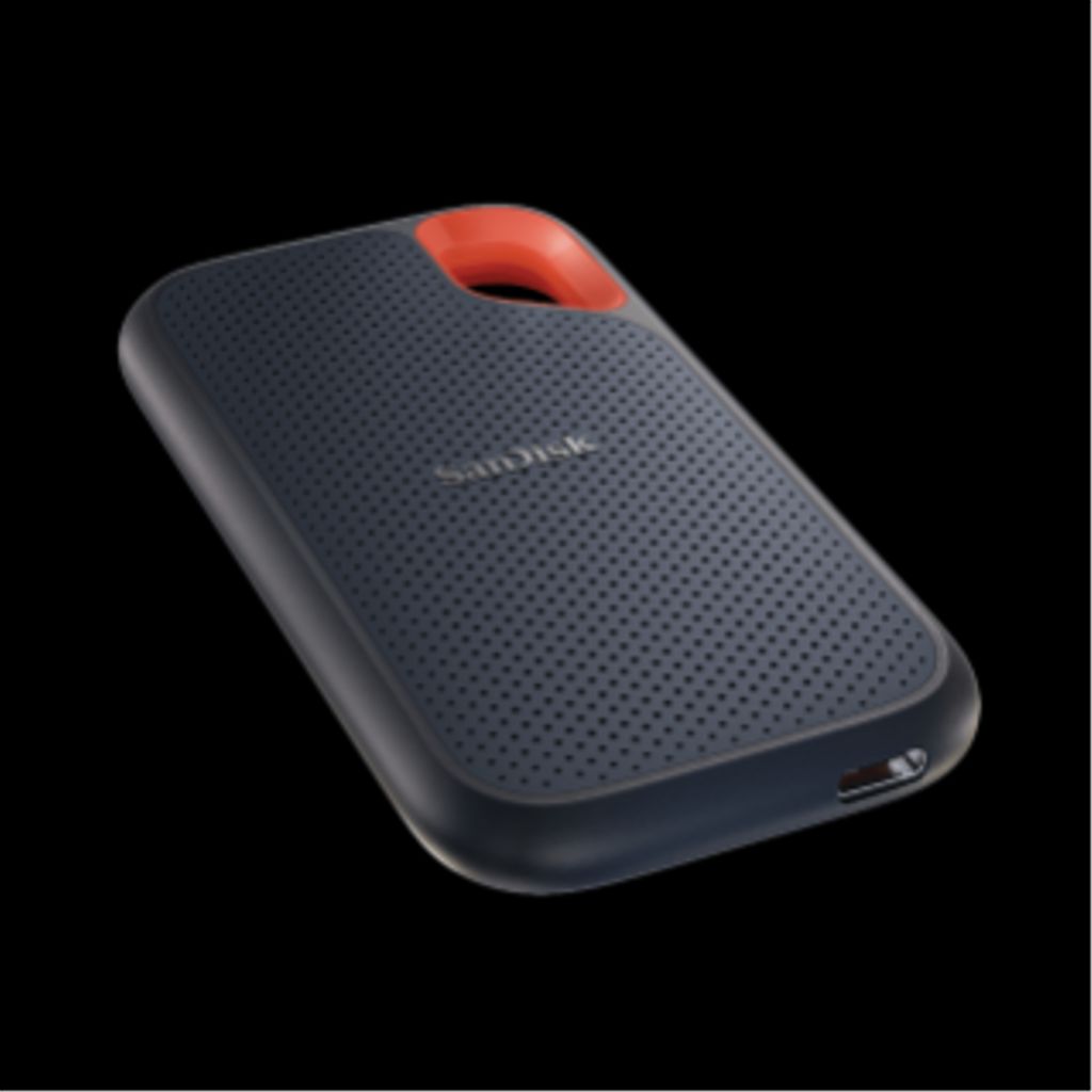 SanDisk Extreme Portable SSD external hard drive, 2TB - Black